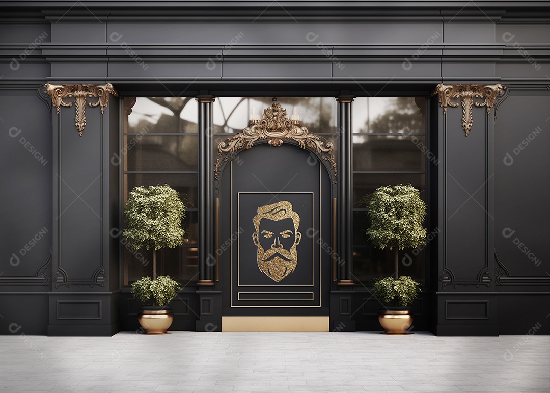 Modelo de Logo de Empresa PSD Editável