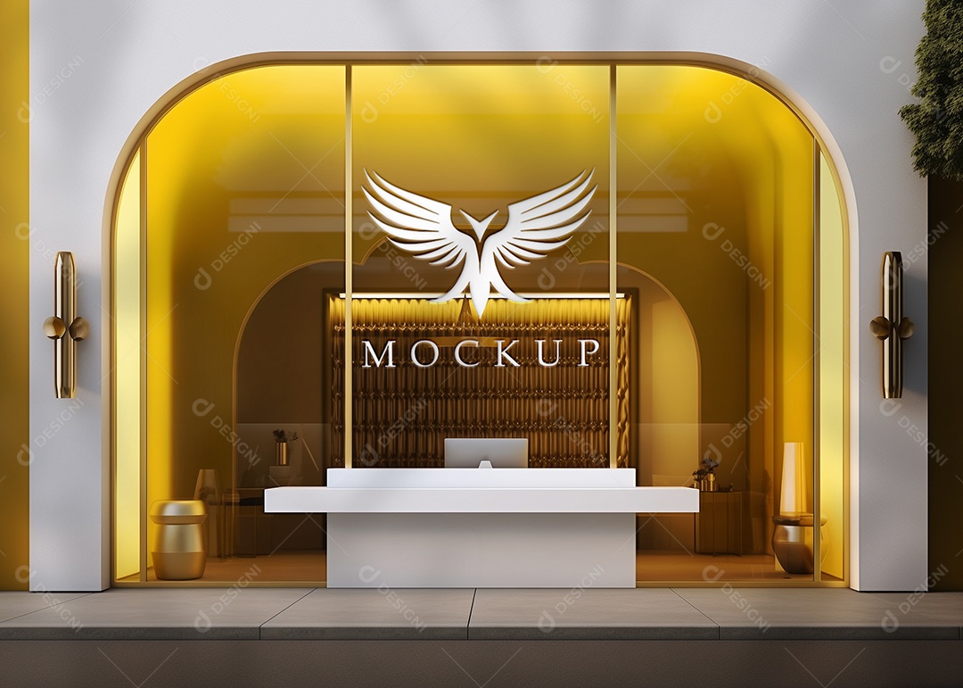 Modelo Mockup de Empresa PSD Editável