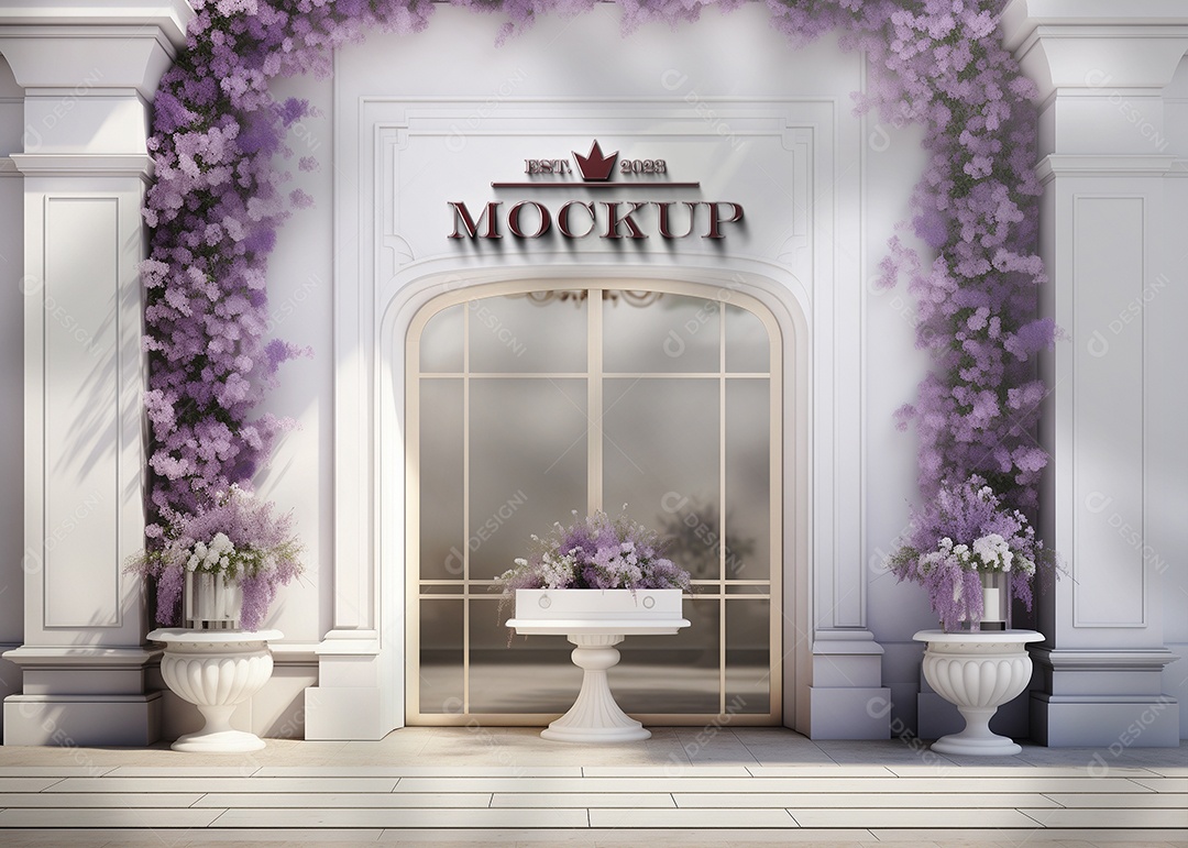 Modelo de Logo de Fachada PSD Editável