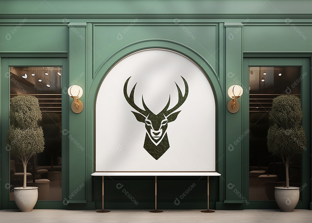 Modelo de Logo de Animal PSD Editável