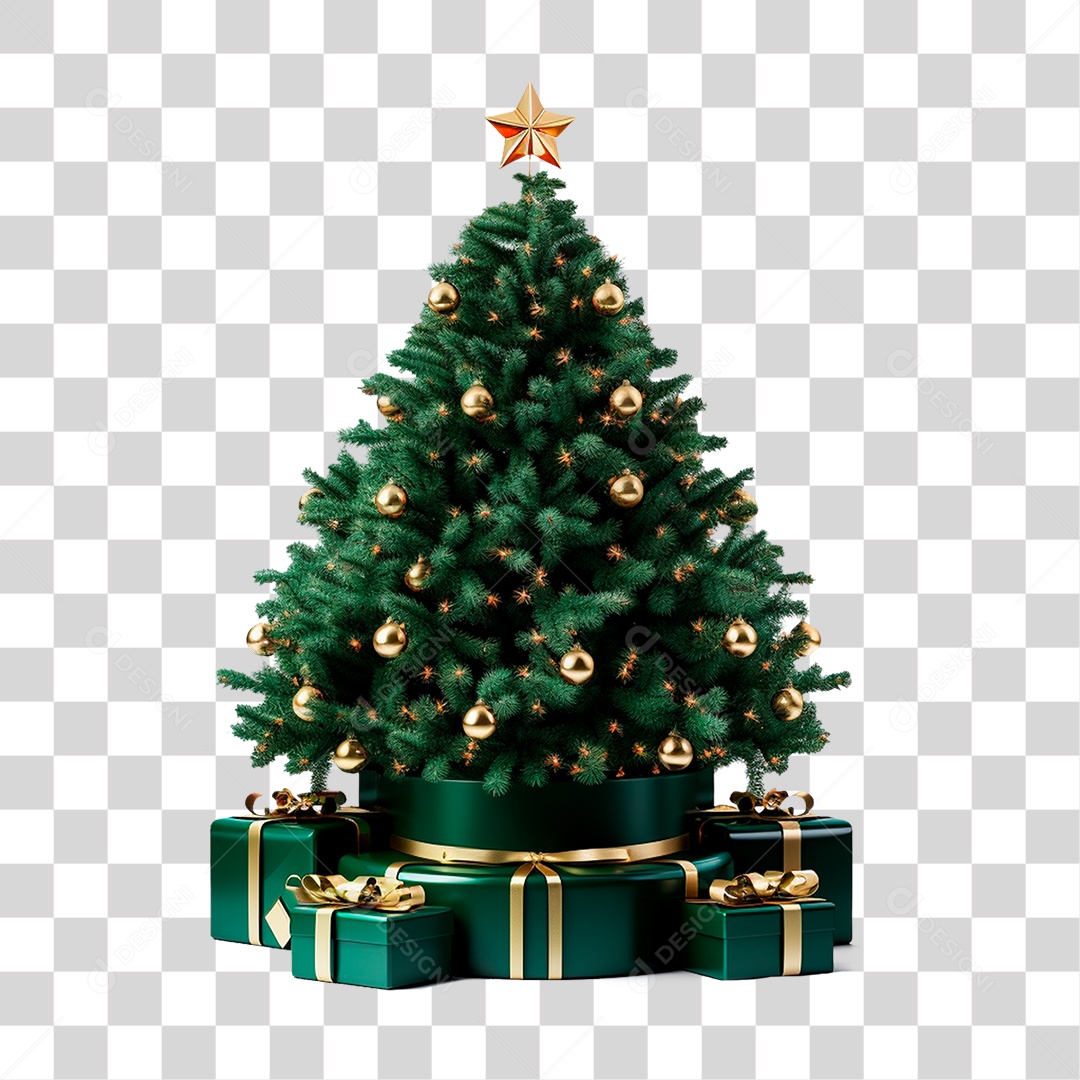 Árvore de Natal PNG Transparente