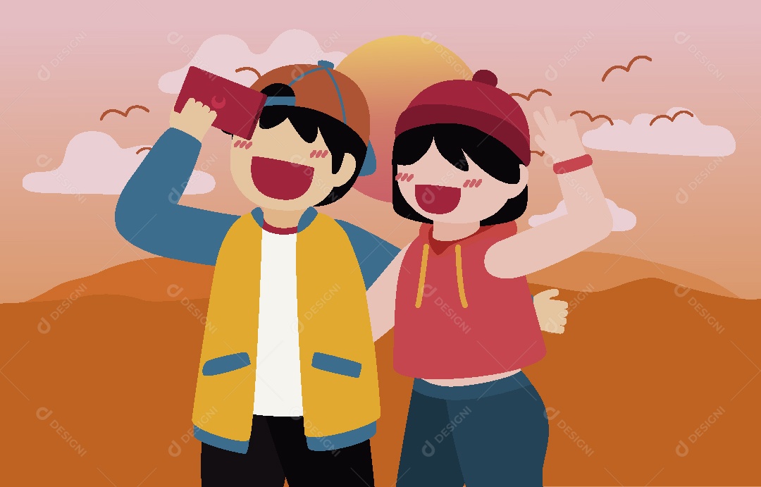 Capture o Momento Ilustração Vetor EPS