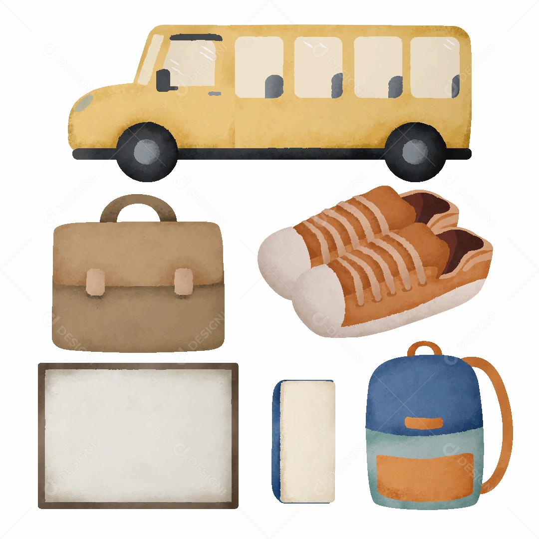 Volta as Aulas Ilustração Vetor EPS