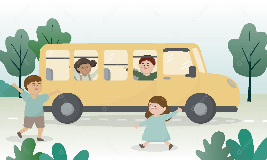 Volta as Aulas Ilustração Vetor EPS