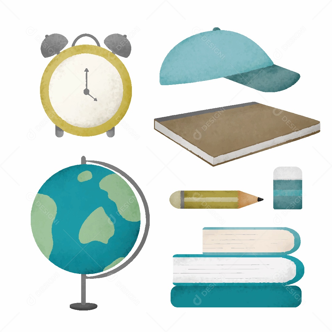 Volta as Aulas Ilustração Vetor EPS