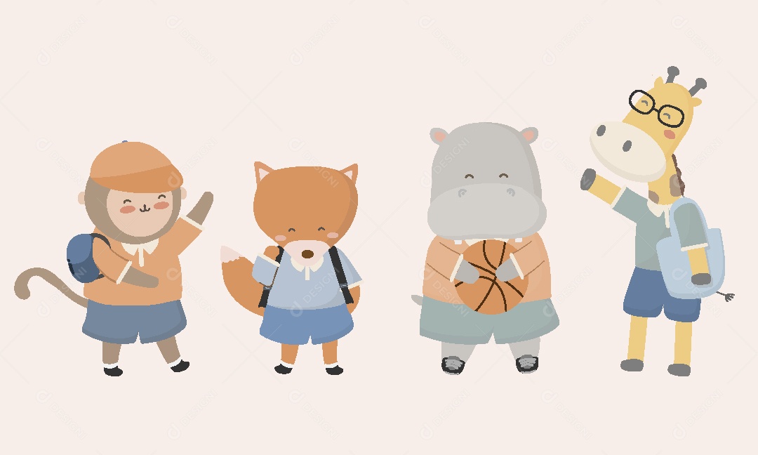 Volta as Aulas Ilustração Vetor EPS