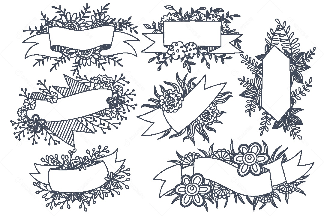 Conjunto de Fitas Ilustrações Vetor EPS