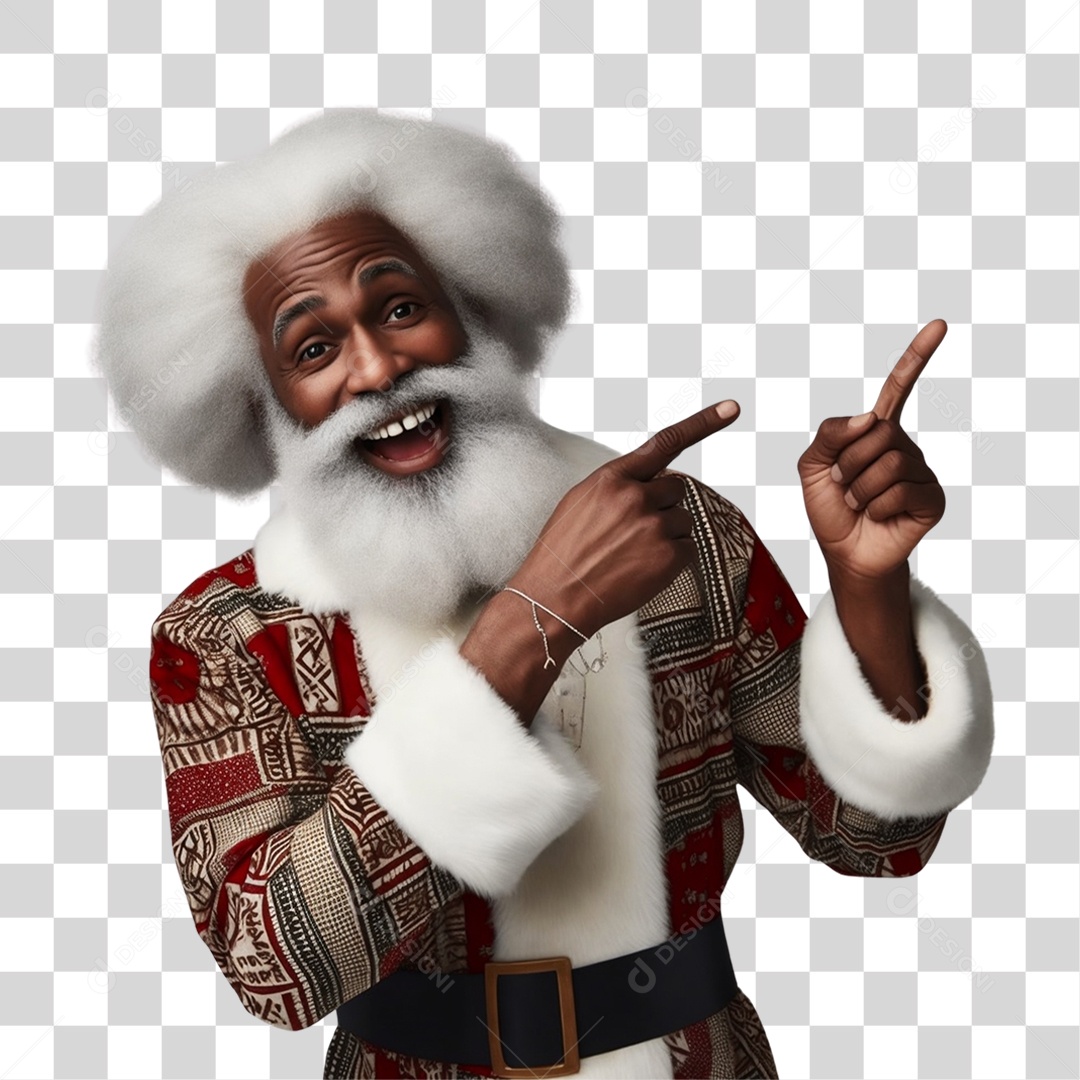 Homem Negro Barbudo PNG Transparente