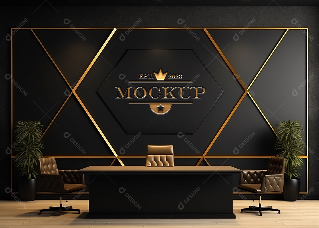 Modelo Mockup de Empresa PSD Editável