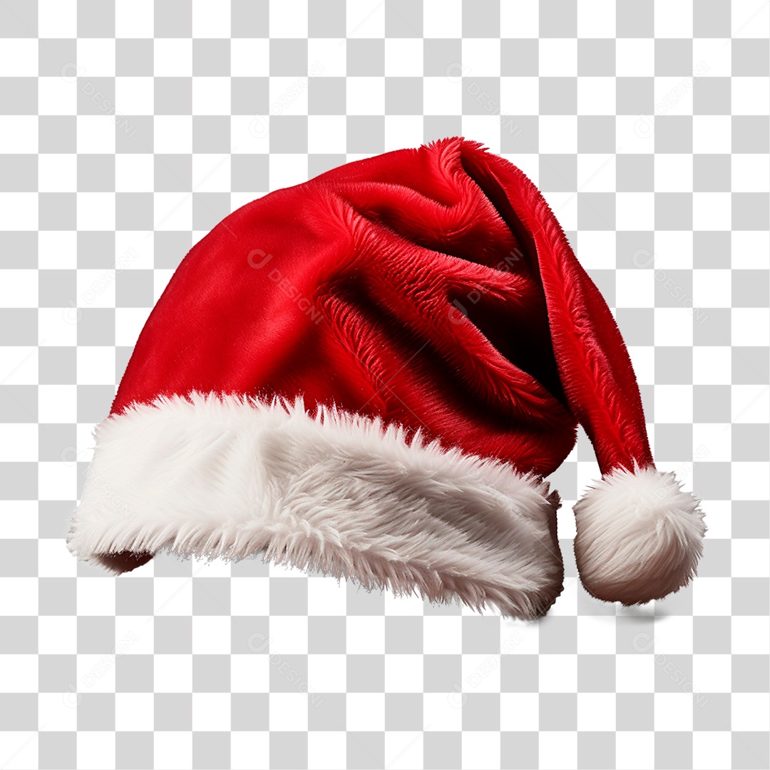 Chapéu do Papai Noel Final de Ano Natal PNG Transparente