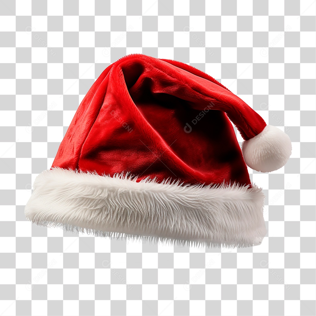 Chapéu do Papai Noel Final de Ano Natal PNG Transparente