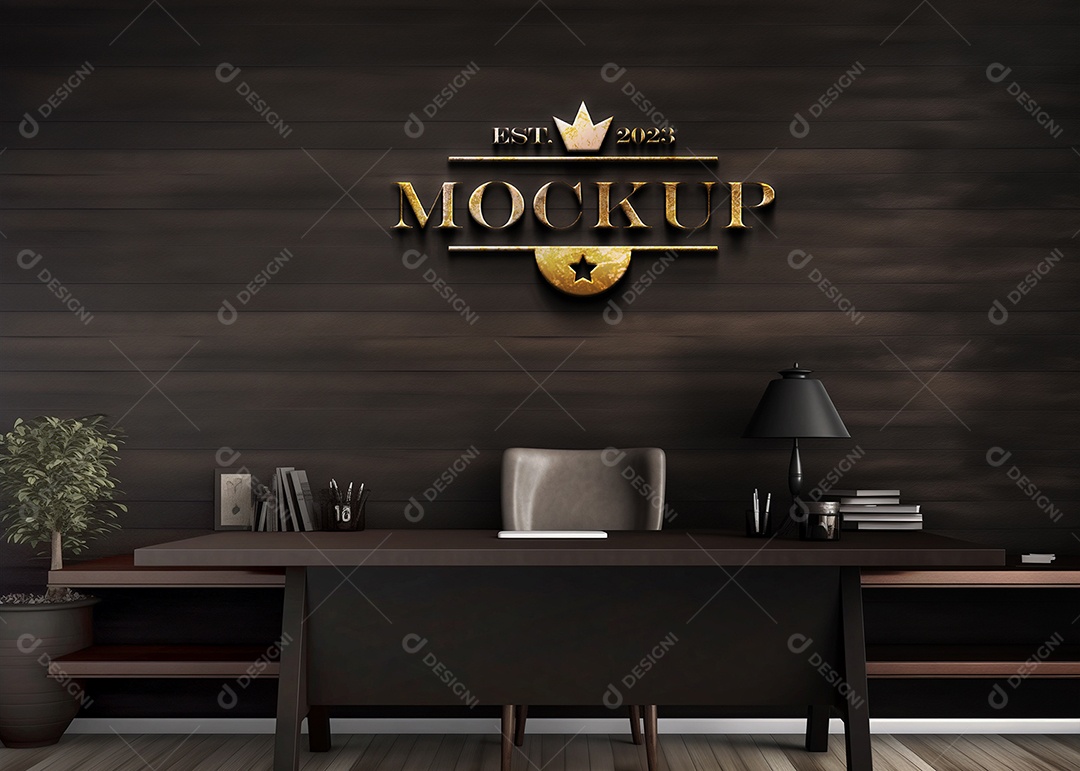 Modelo Mockup de Empresa PSD Editável