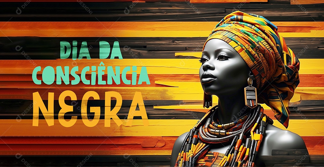 Imagem do mês da história negra com pessoas cultura africana IA generativa
