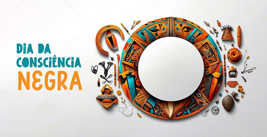 Imagem do mês da história negra com pessoas cultura africana IA generativa