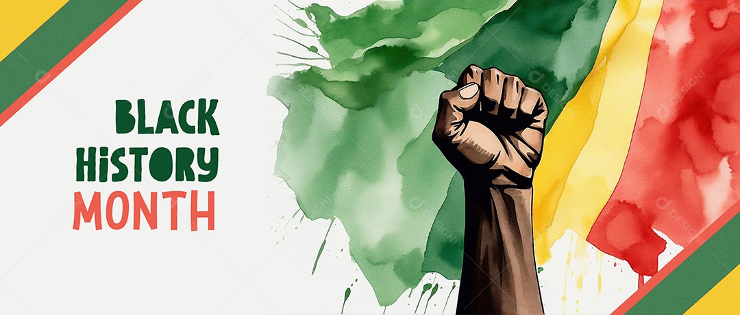 Imagem do mês da história negra com pessoas cultura africana IA generativa