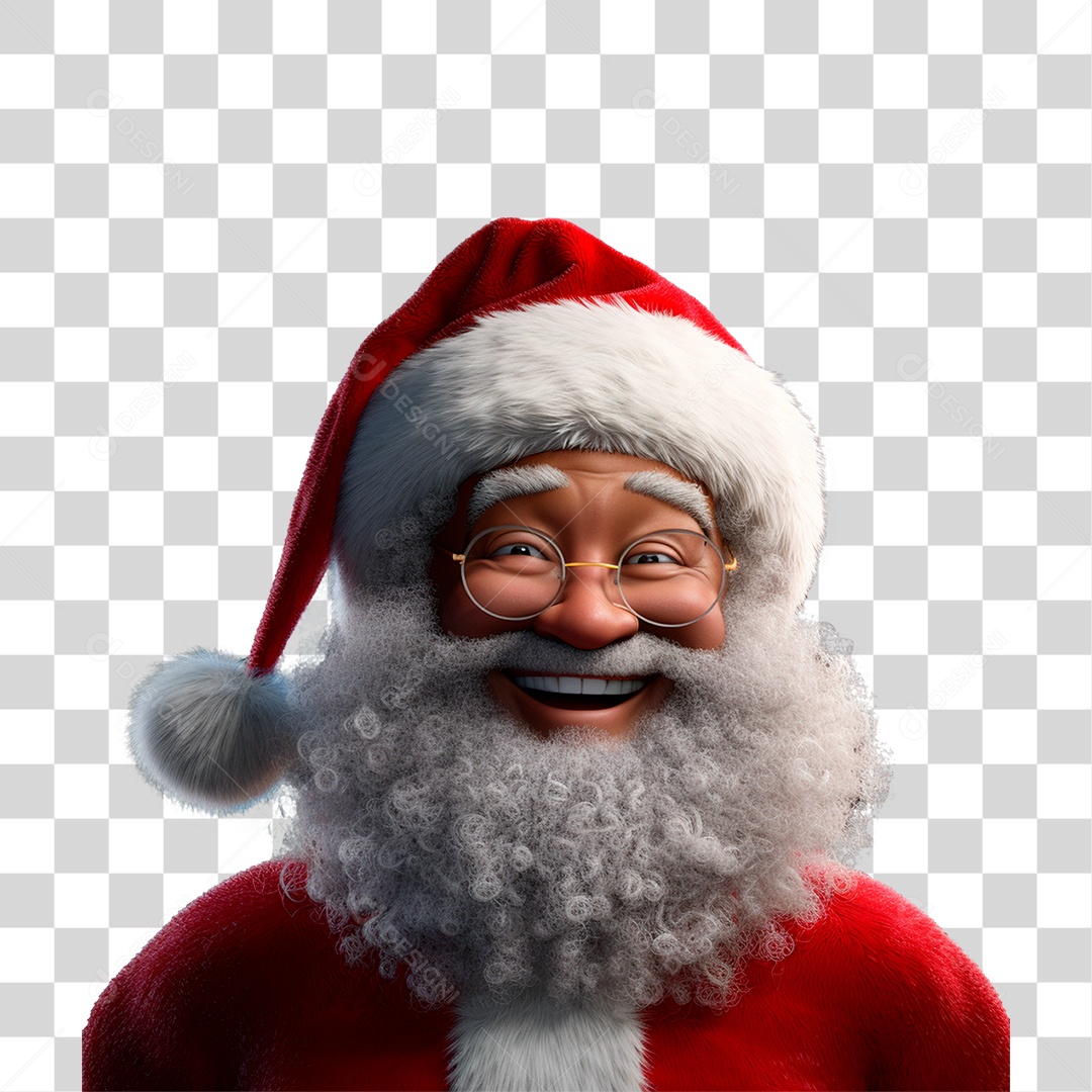 Papai Noel Final de Ano Natal PNG Transparente