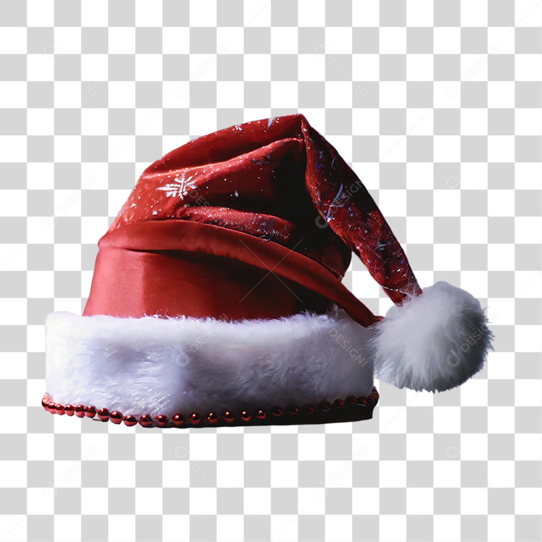 Chapéu Vermelho de Natal de Papai Noel PNG Transparente