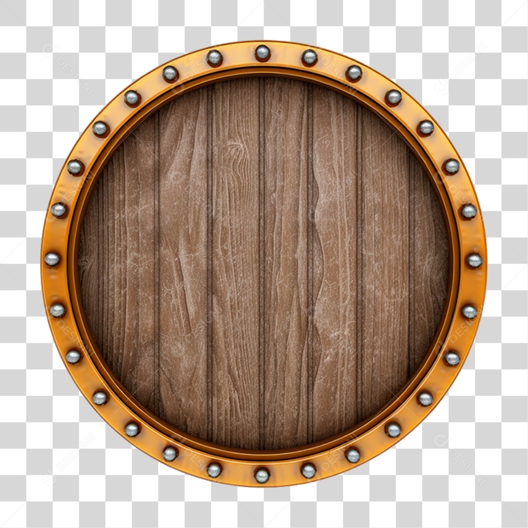 Placa de Madeira PNG Transparente