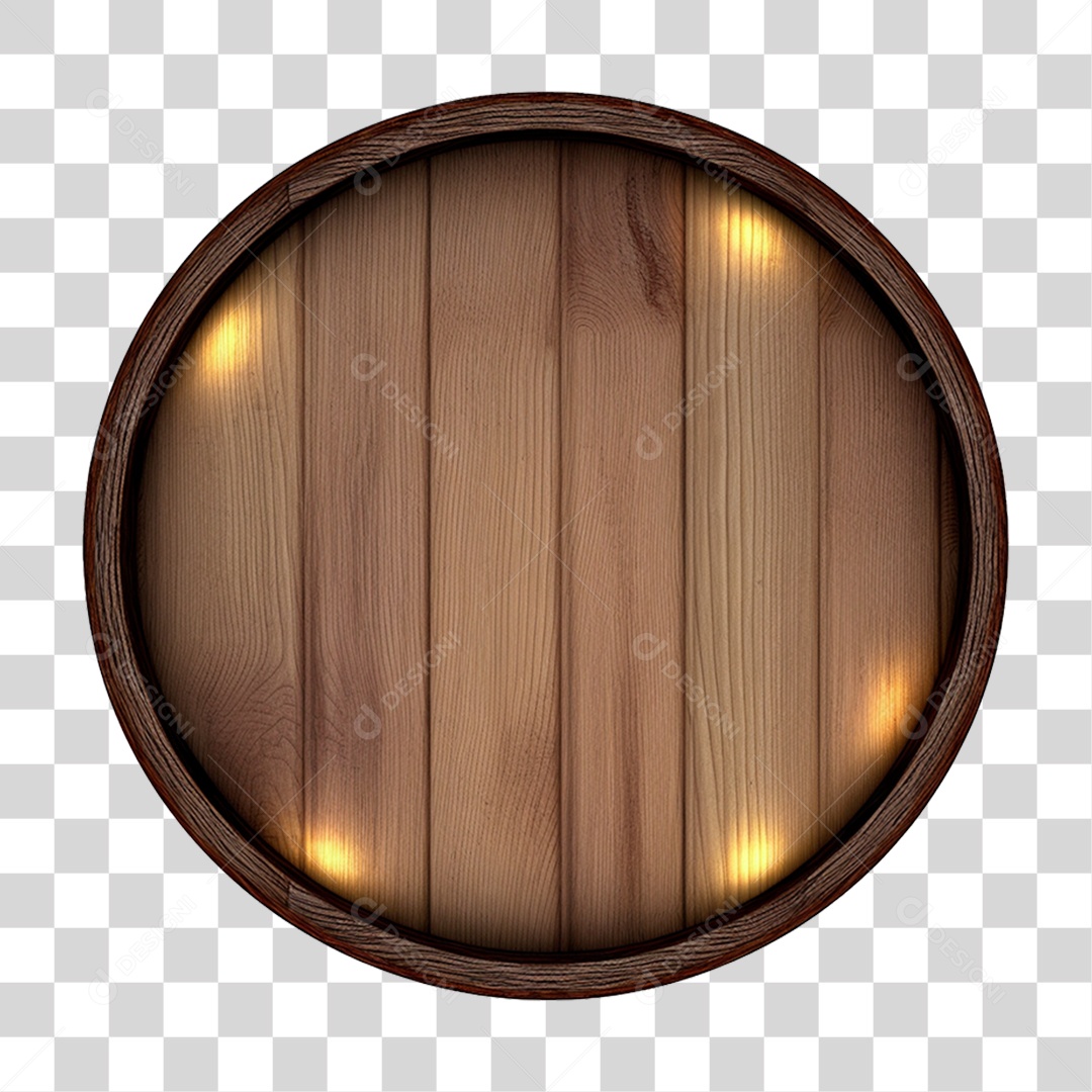 Placa de Madeira PNG Transparente