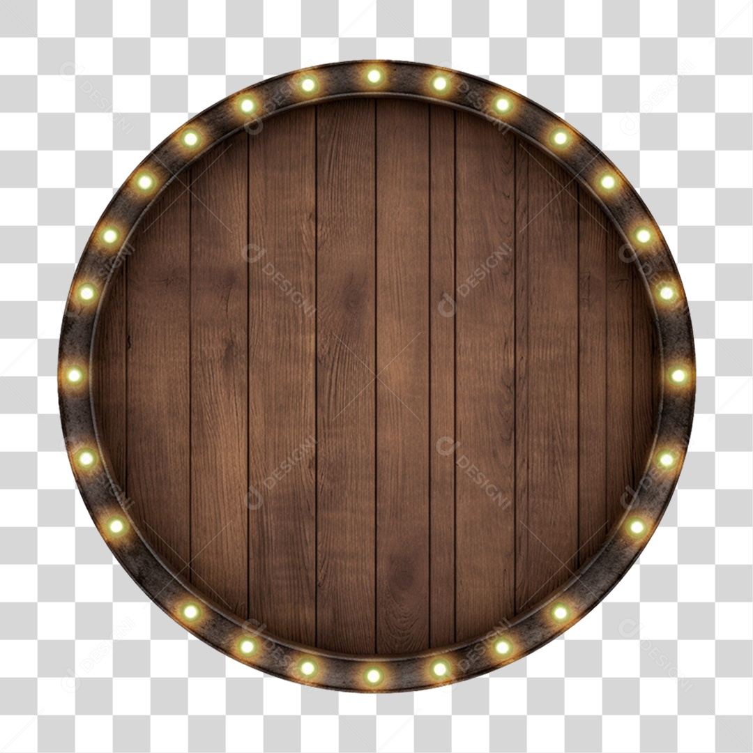 Placa de Madeira PNG Transparente