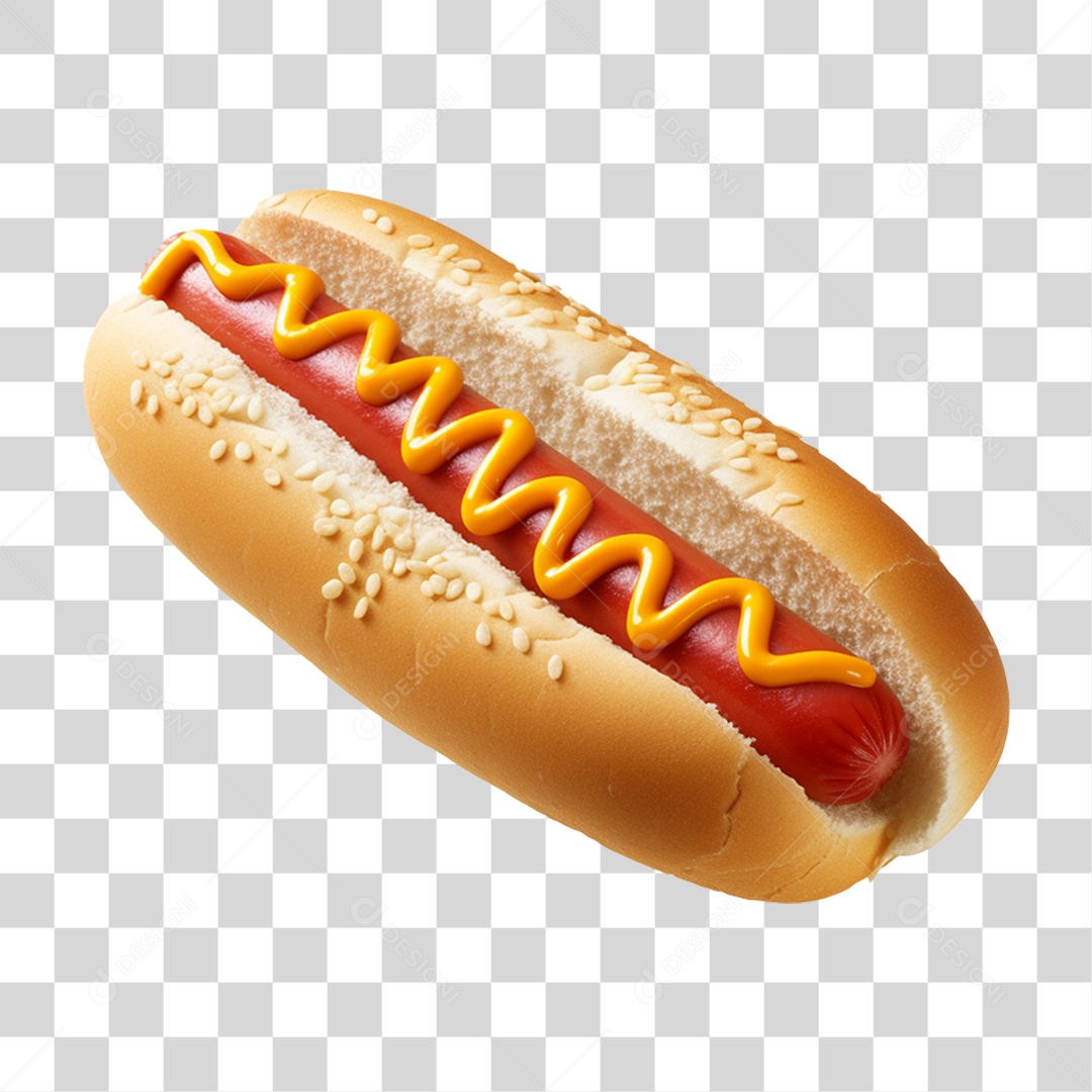Hot-Dog Lanche PNG Transparente