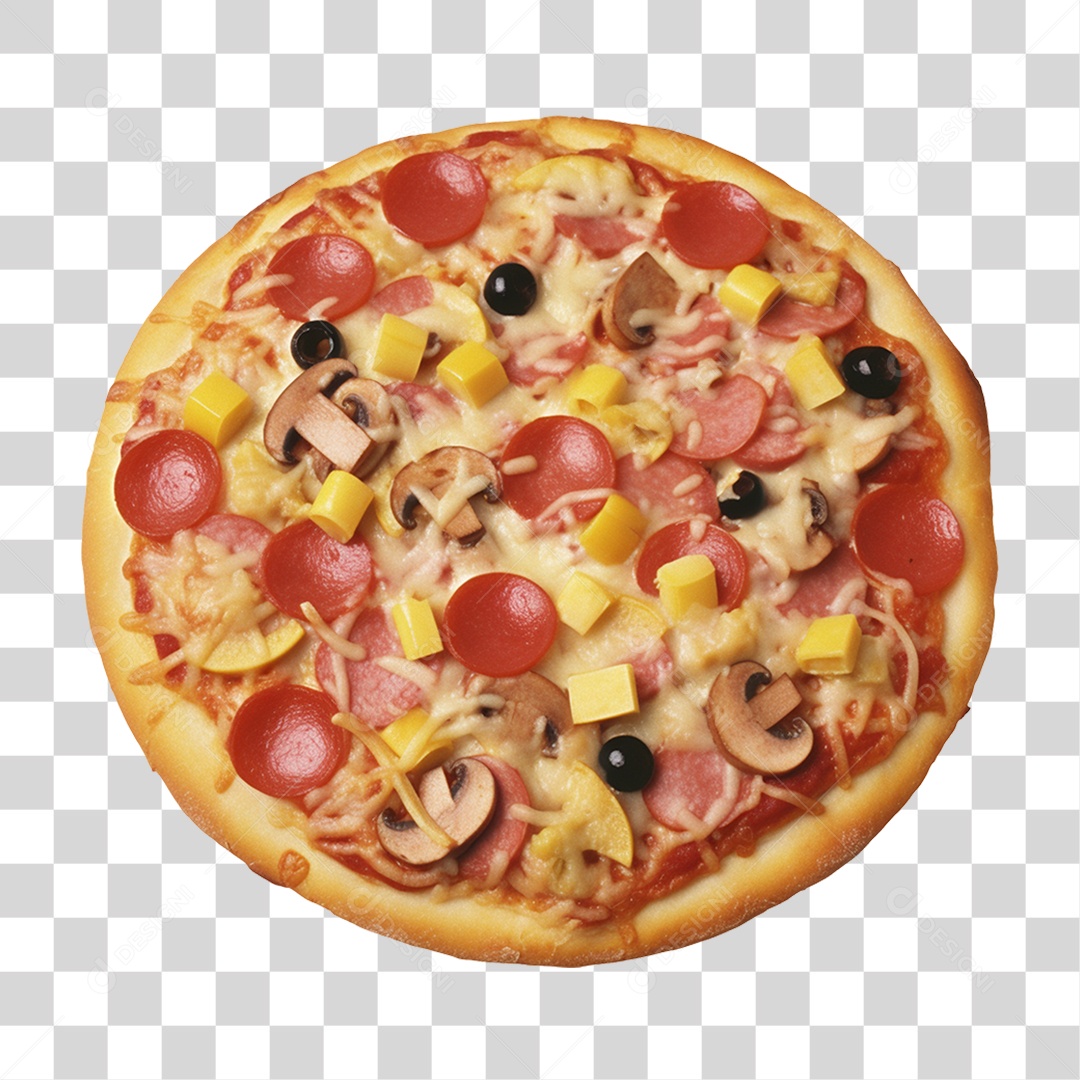 Pizza Saborosa PNG Transparente