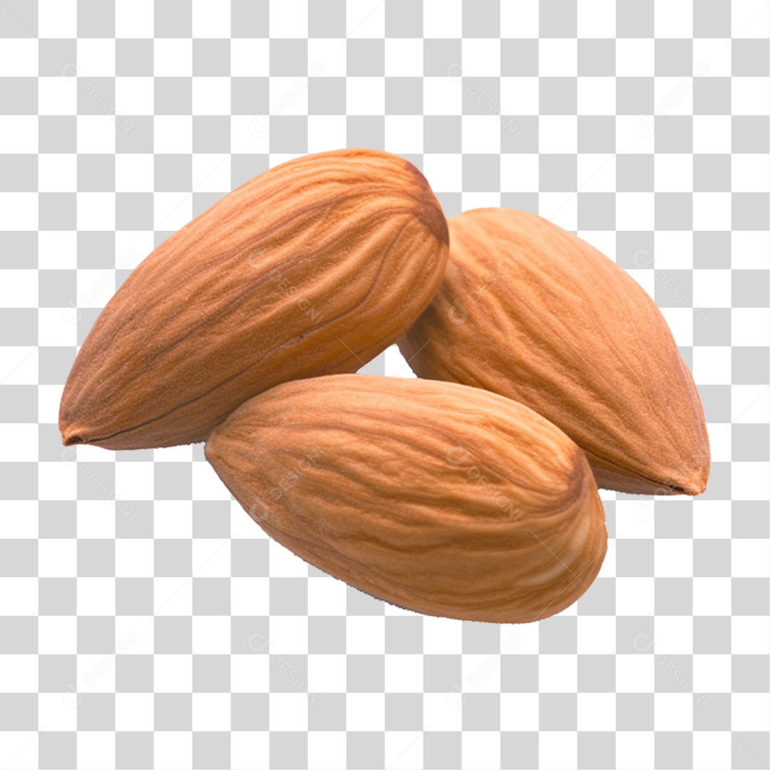 Frutas Amêndoa PNG Transparente