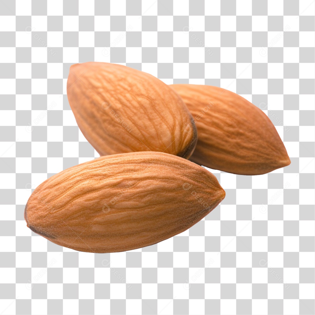 Frutas Amêndoa PNG Transparente