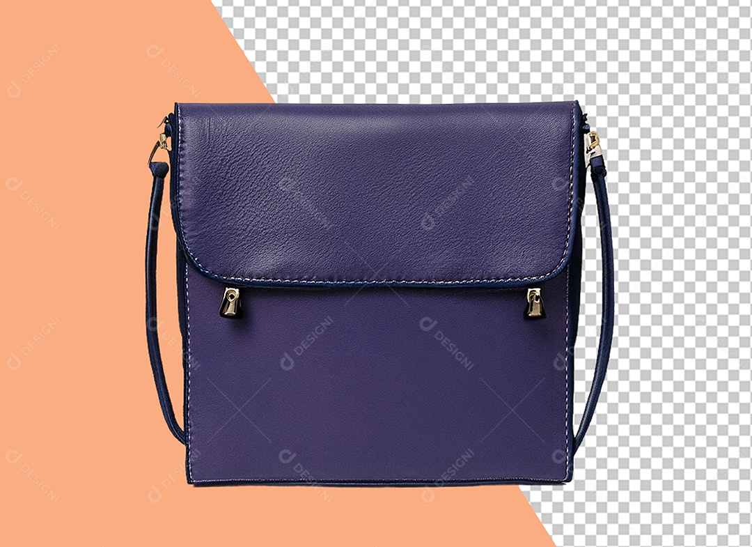 Bolsa Roxa Elemento 3D para Composição PSD