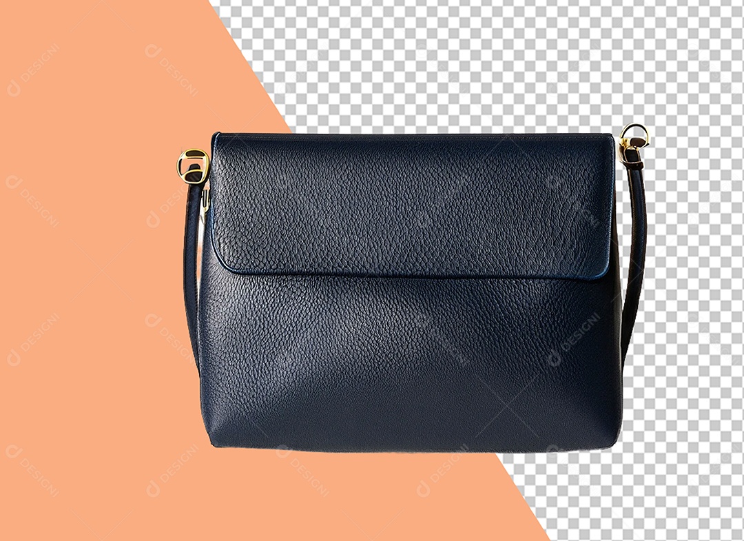 Bolsa Preta Elemento 3D para Composição PSD