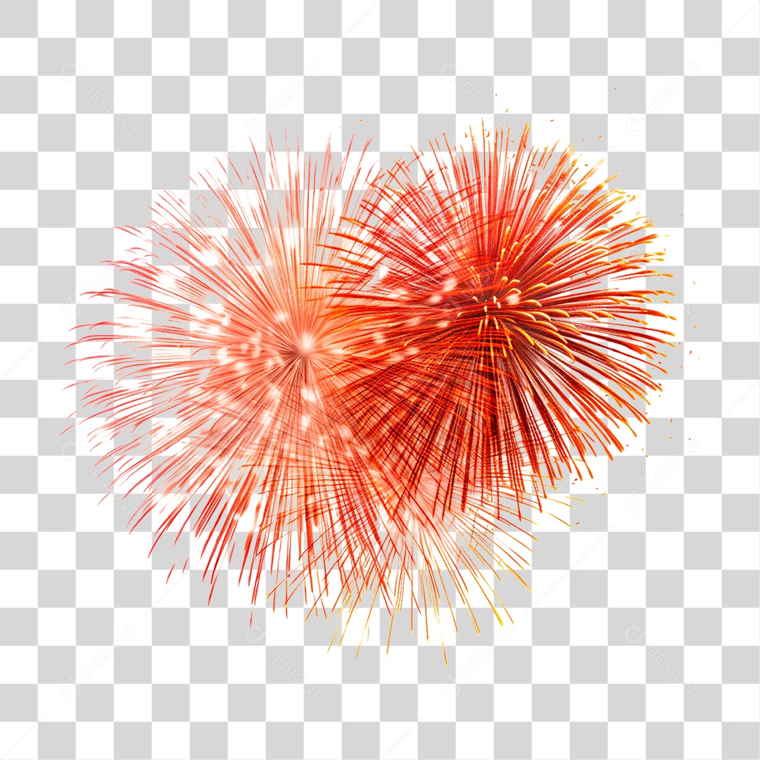 Explosão Fogos de Artifícios PNG Transparente
