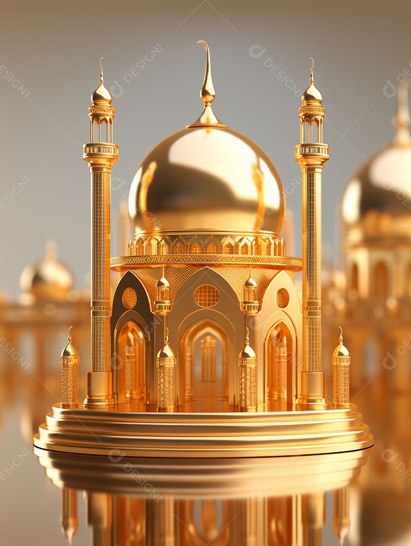 Bela mesquita islâmica