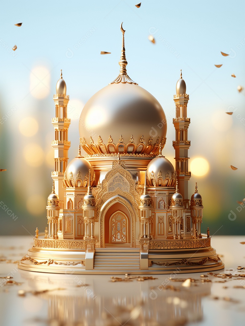 Bela mesquita islâmica