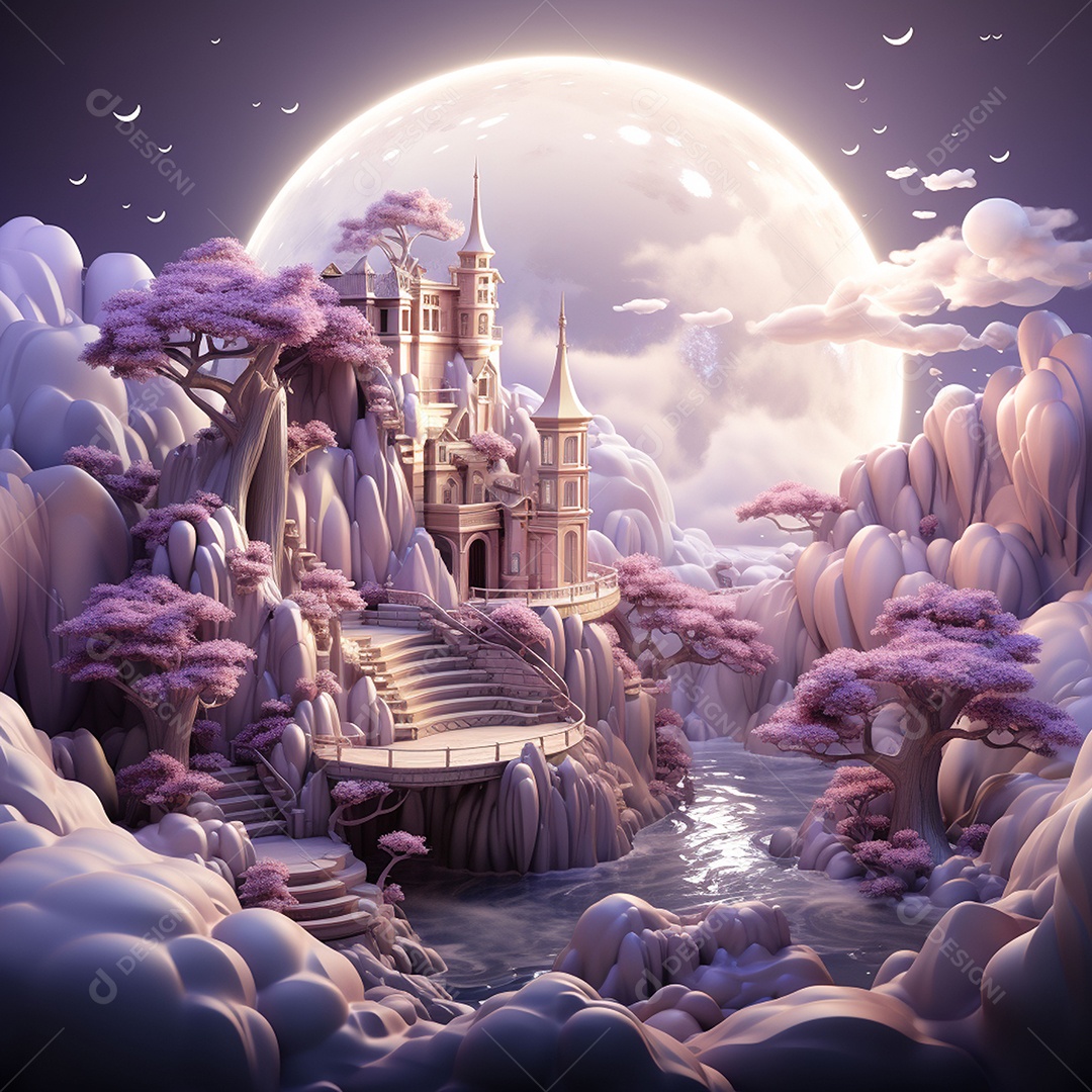 Ilustração isométrica 3D sono e descanso felizes