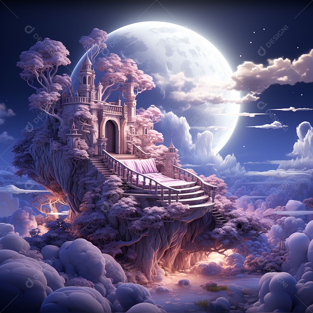 Ilustração isométrica 3D sono e descanso felizes