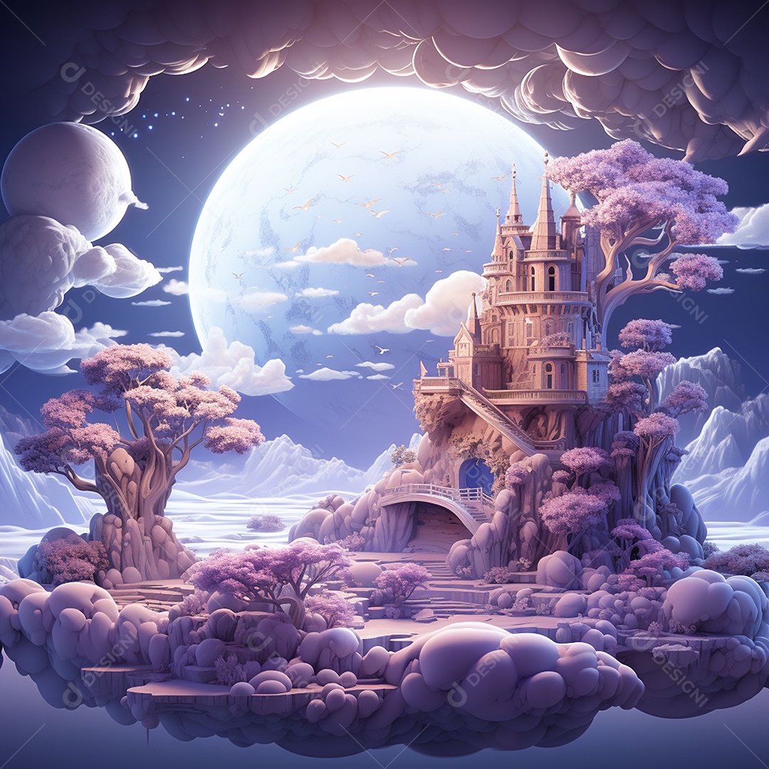 Ilustração isométrica 3D sono e descanso felizes