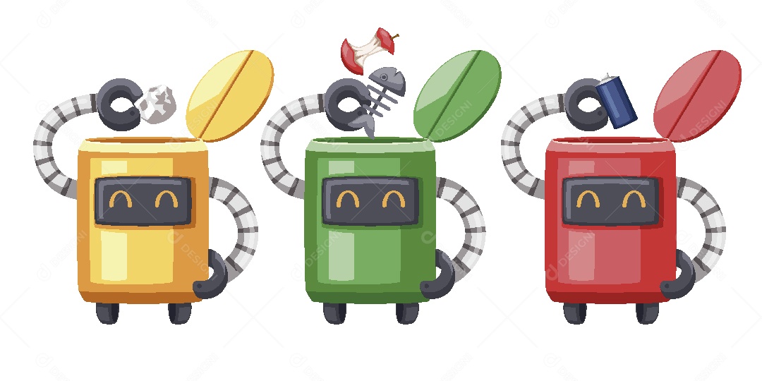 Robô Ilustração Vetor EPS