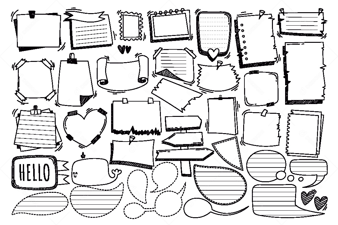 Conjunto de Caixa de Texto Ilustração Vetor EPS