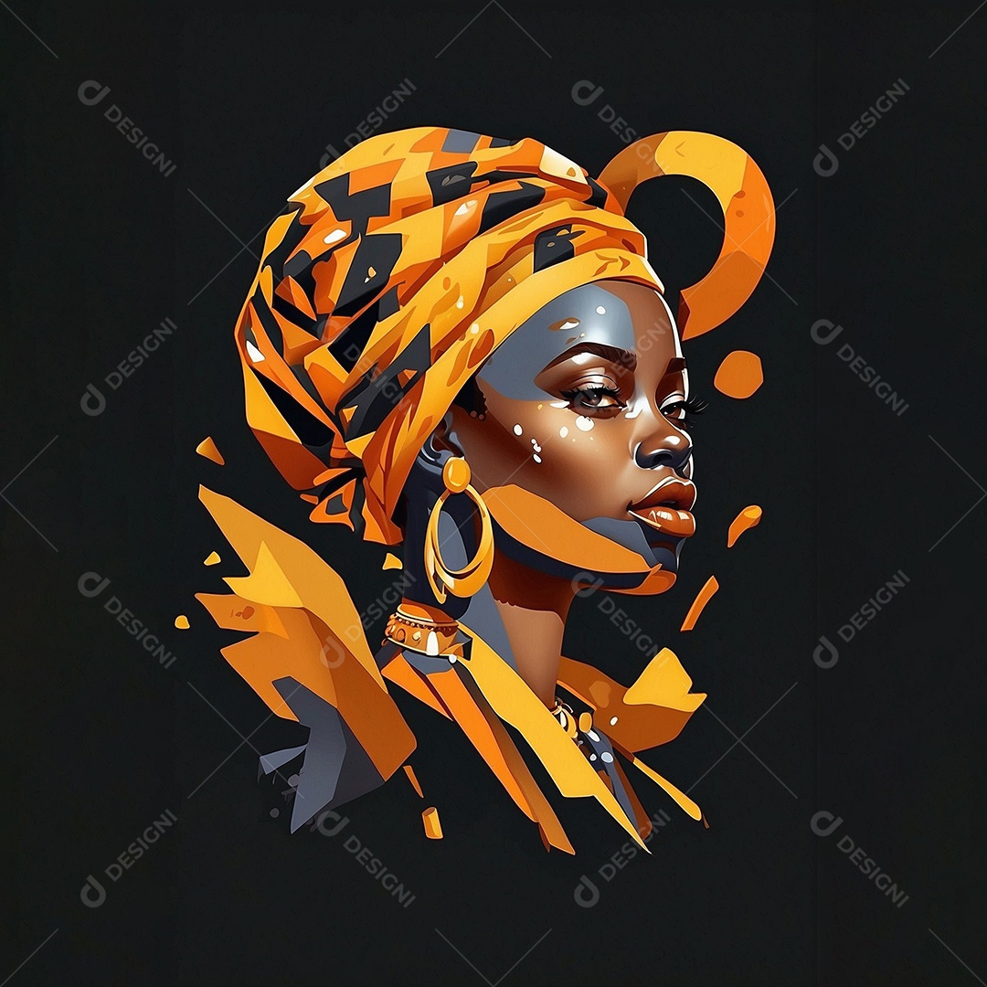 Imagem do mês da história negra com pessoas cultura africana IA generativa