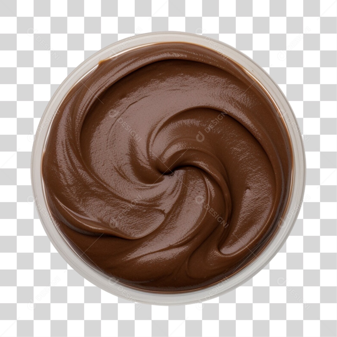 Pote de Chocolate PNG Transparente