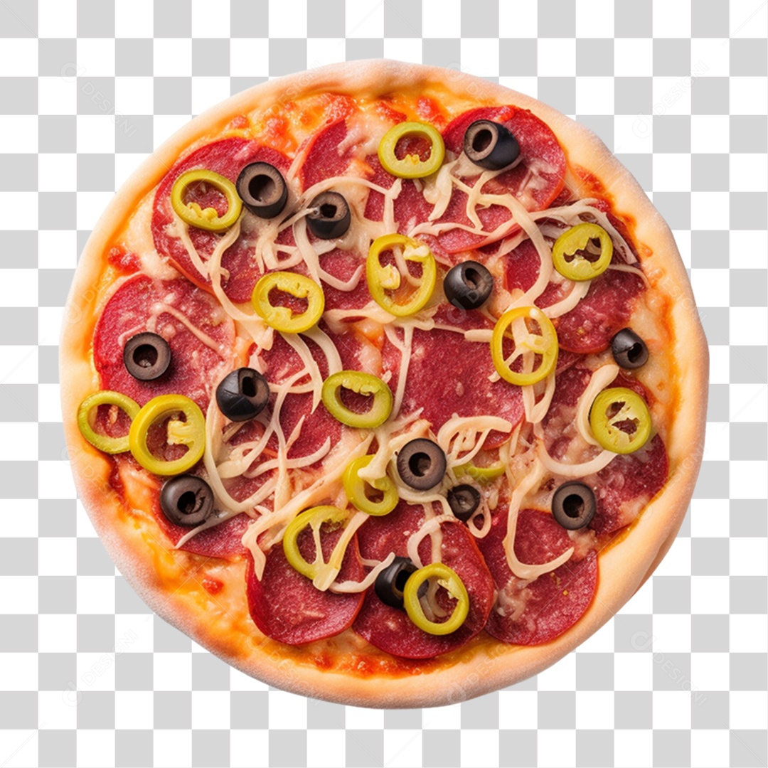 Pizza Vários Sabores PNG Transparente