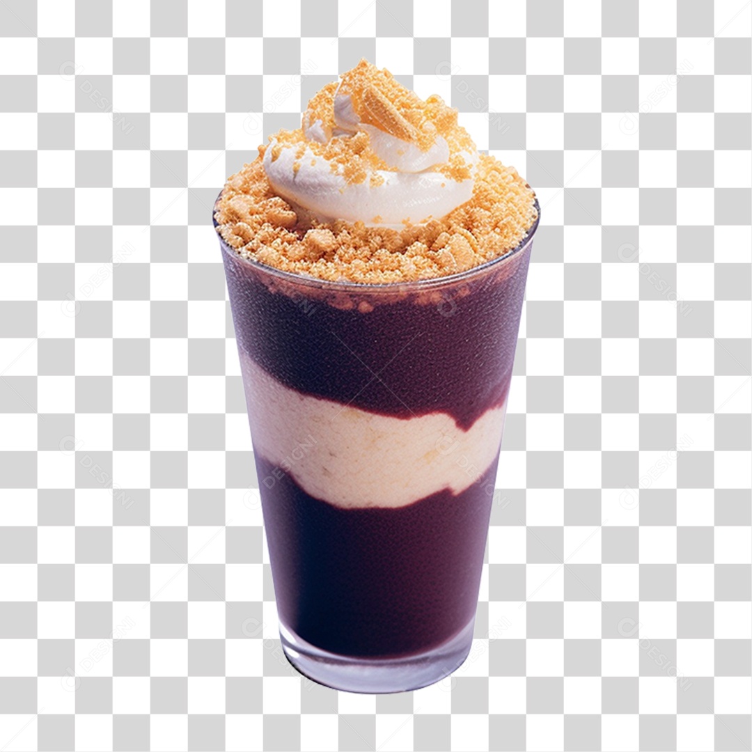 Copo de Açaí PNG Transparente