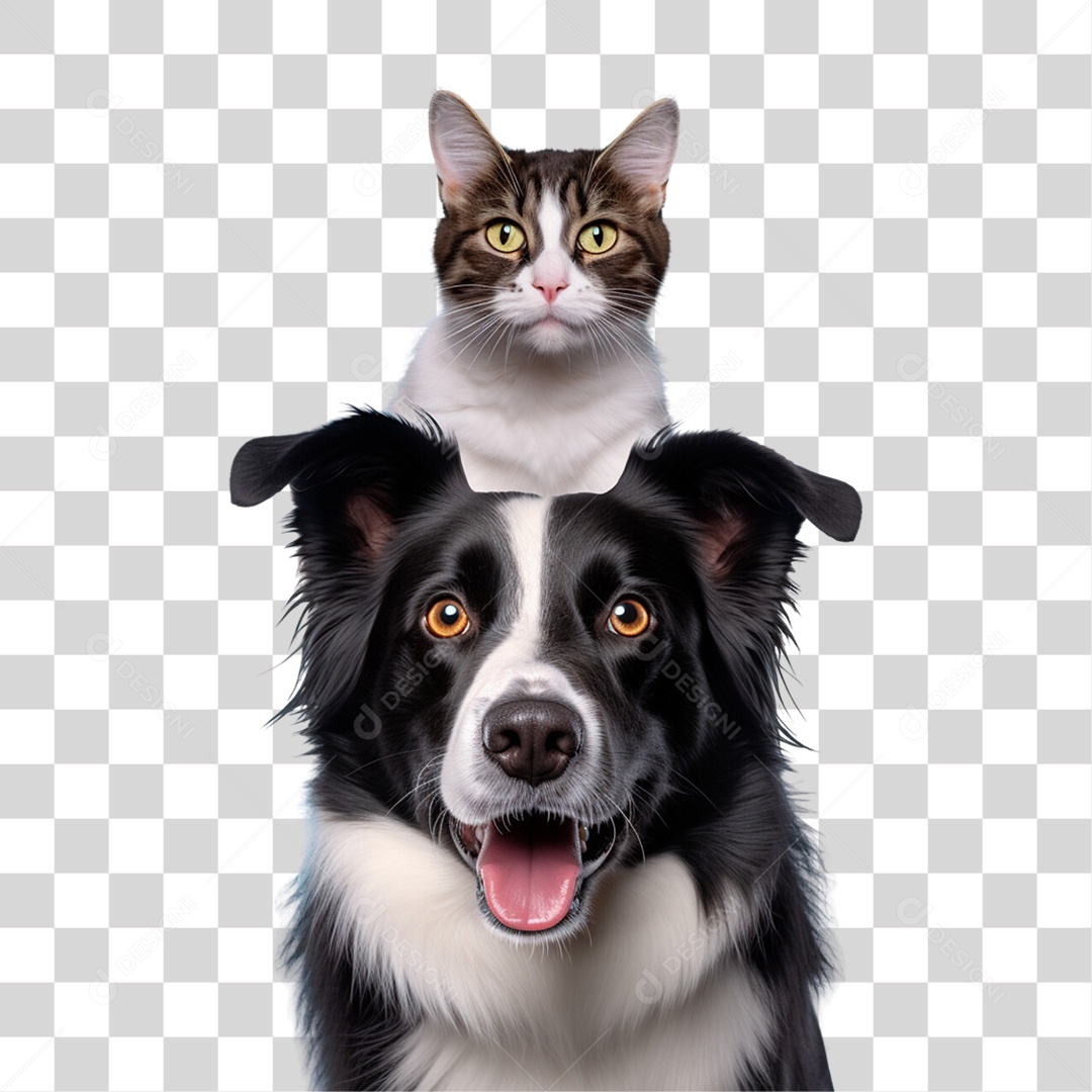 Pets Animal de Estimação Cão e Gato PNG Transparente