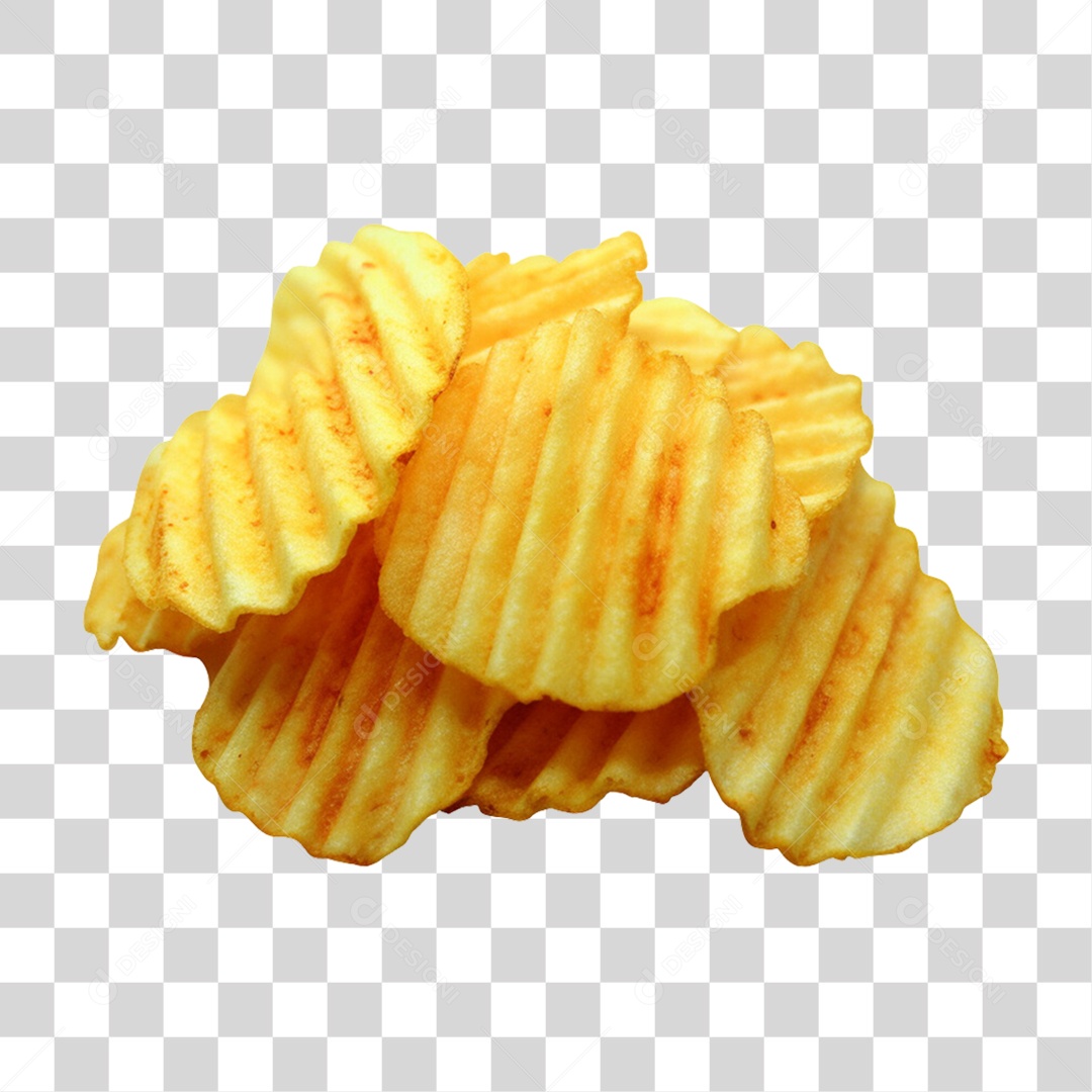 Porção de Batatas PNG Transparente