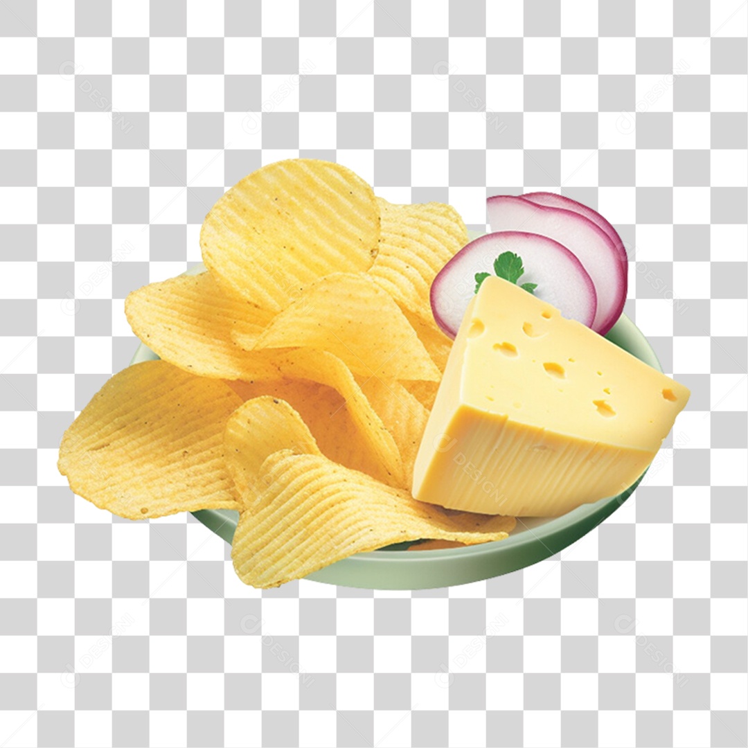 Porção de Batatas PNG Transparente