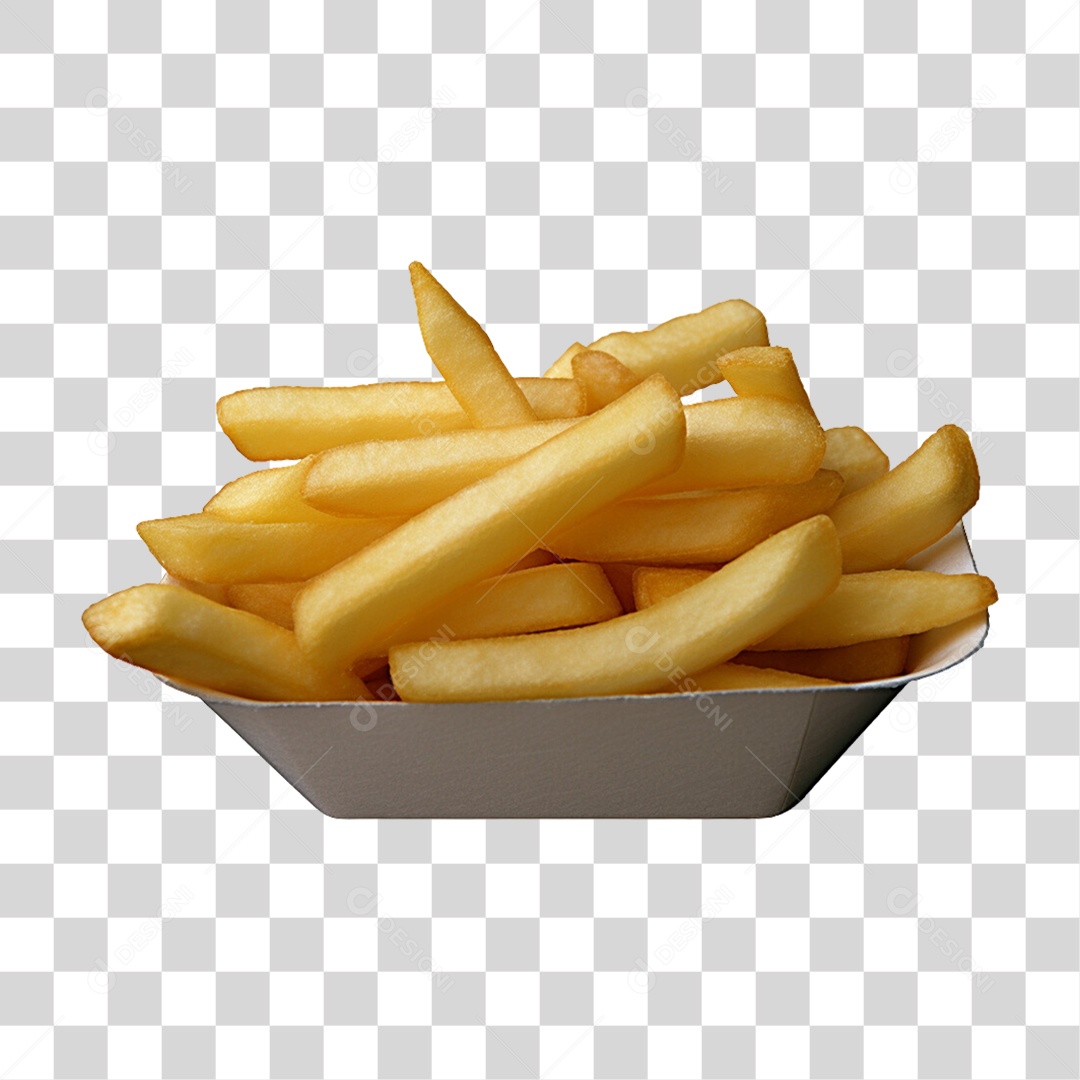 Porção de Batatas PNG Transparente