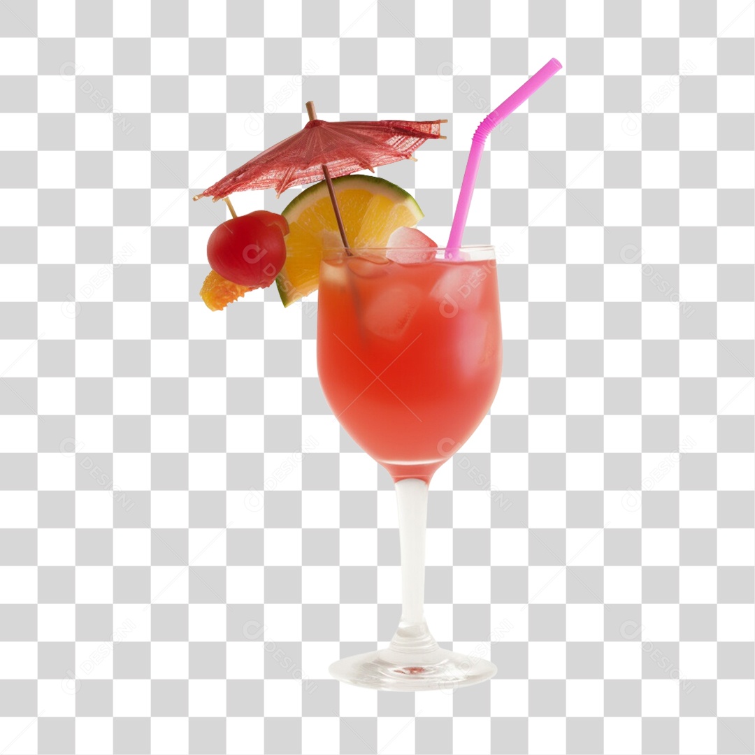 Copo de Bebida Alcoólica PNG Transparente