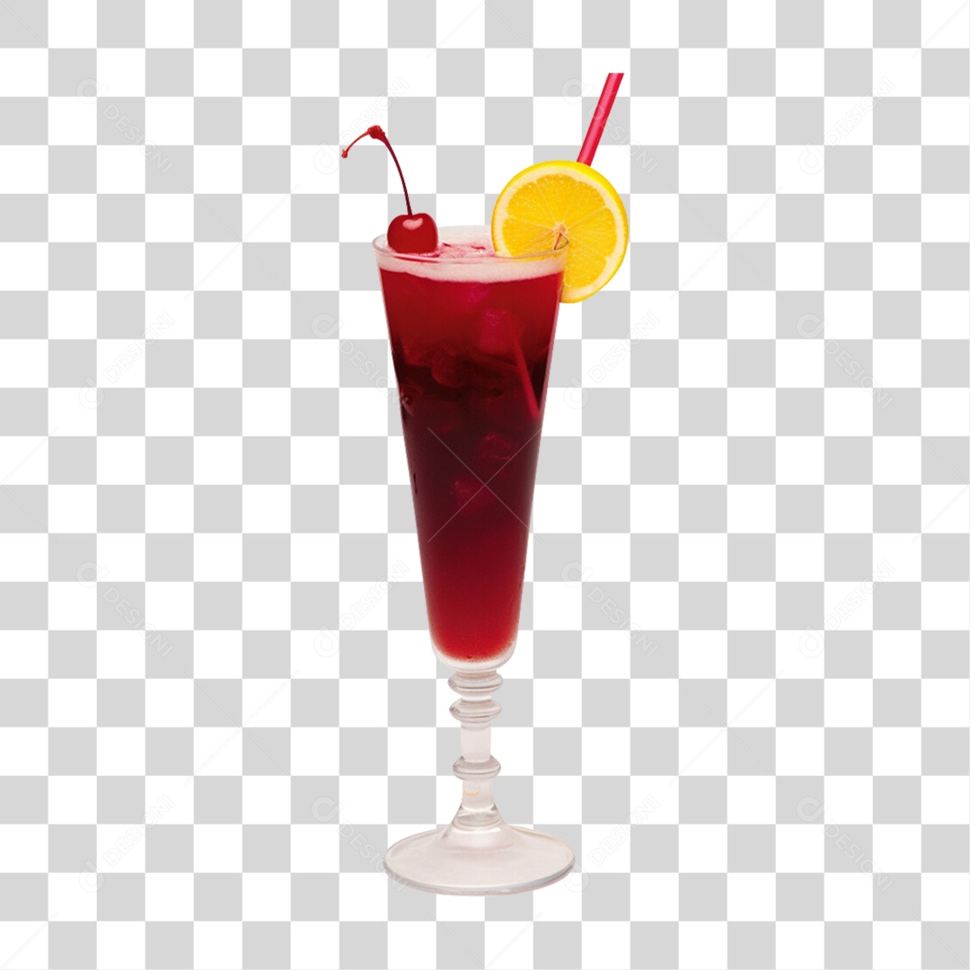 Copo de Bebida Alcoólica PNG Transparente