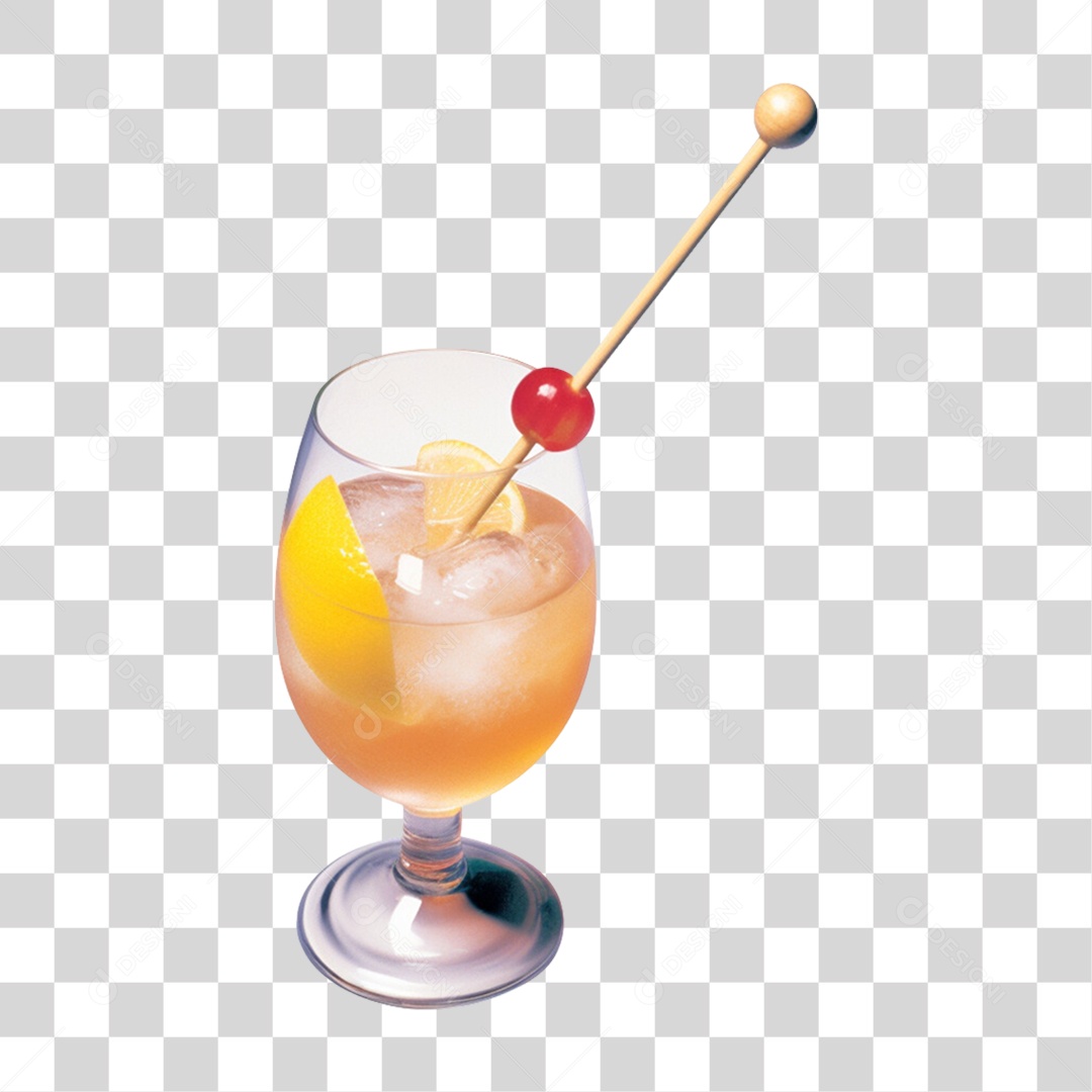 Copo de Bebida Alcoólica PNG Transparente