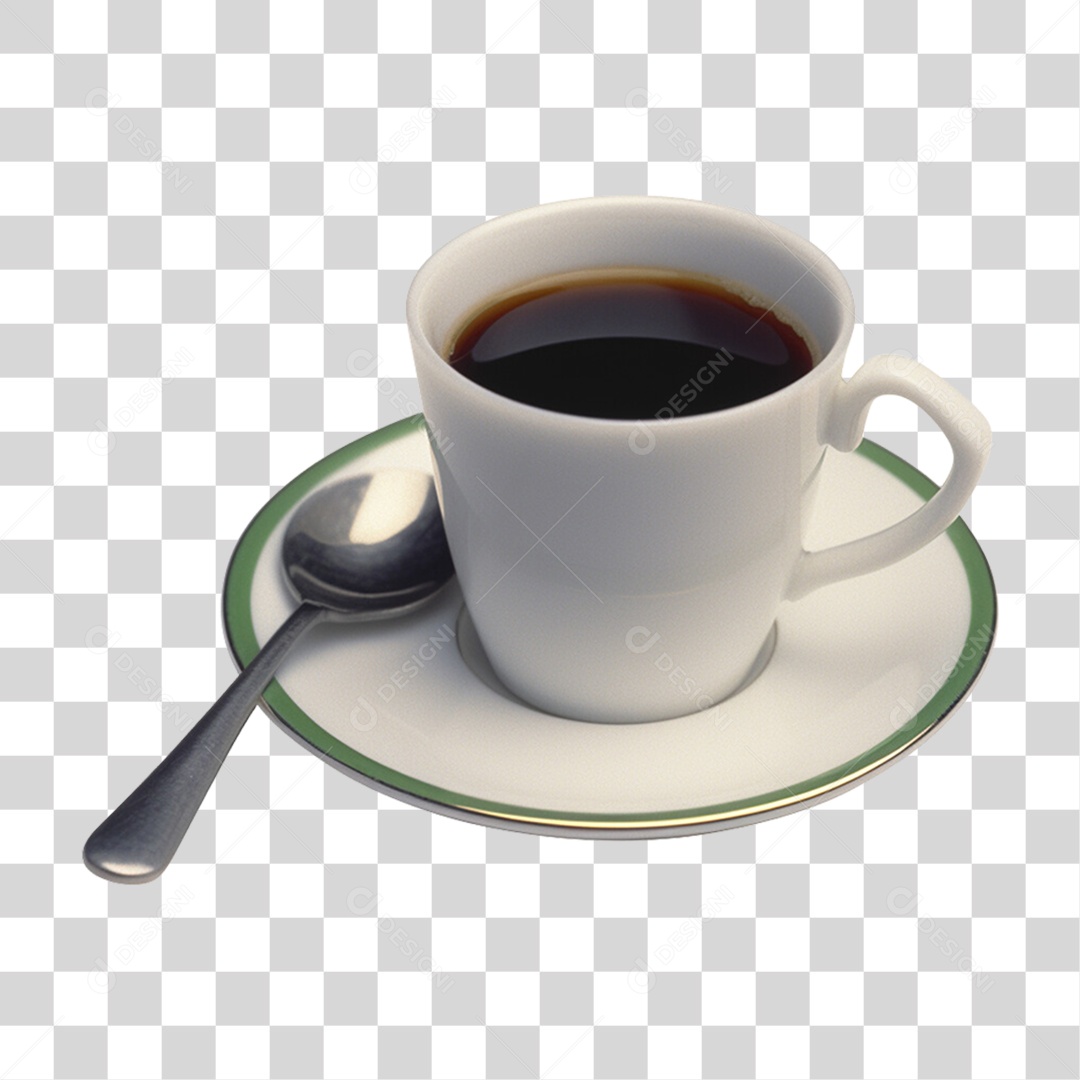 Xícara de Café Quente PNG Transparente